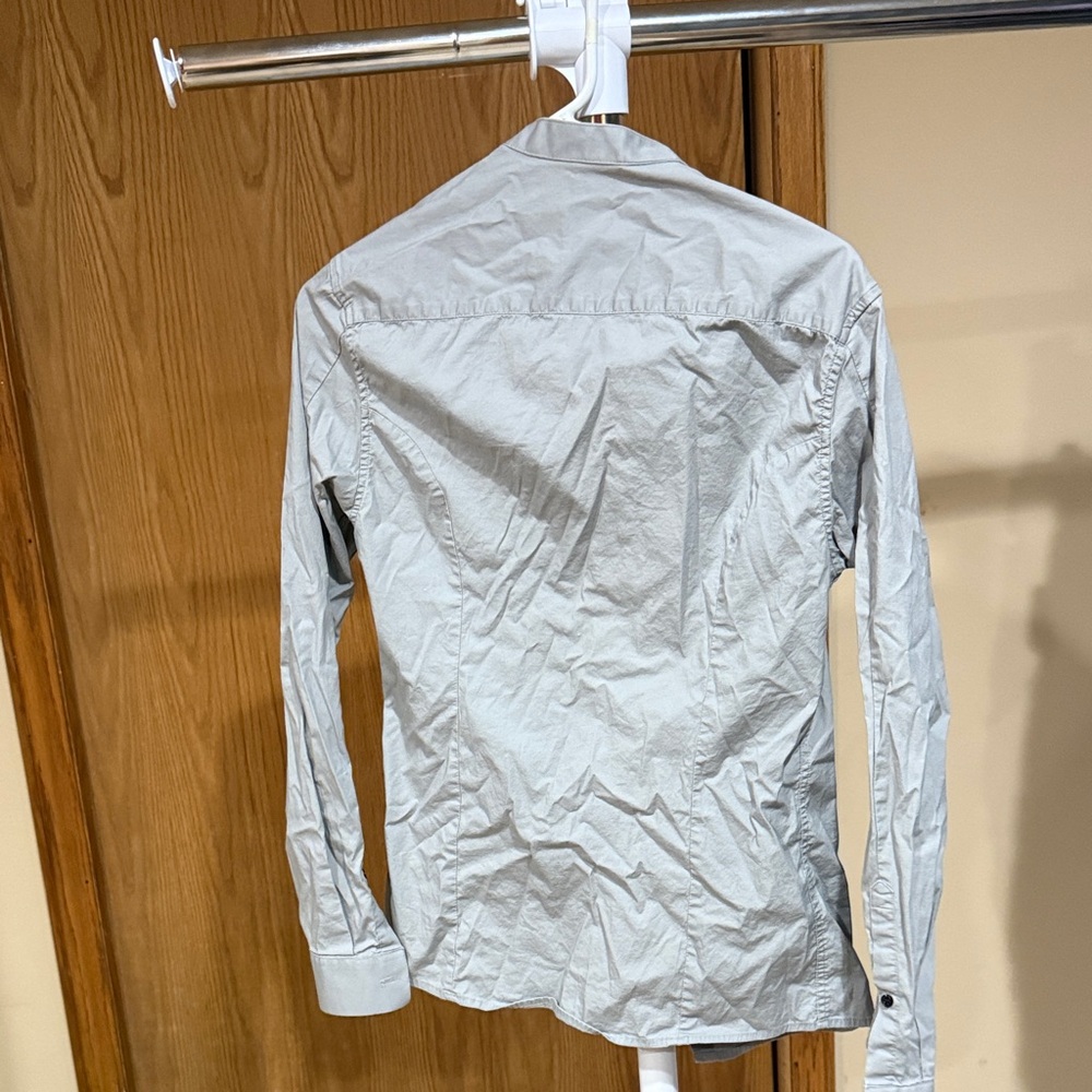 Gray Button-Up Shirt - Picture 2 of 2
